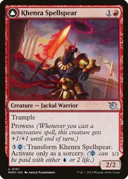 MTG Khenra Spellspear // Gitaxian Spellstalker ** MOM ** English - Image 1