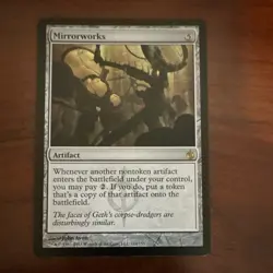 Wizards Magic: The Gathering Mirrorworks Mirrodin Besieged Rare Artifact John A… - Image 1