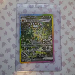 Pokemon Leafeon ex Special Illustration Rare Holo 144/131 Sv: Prismatic Evoluti… - Image 1