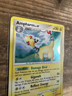 Pokemon Platinum Edition Holo Rare Card - Ampharos 1/127 - Image 5
