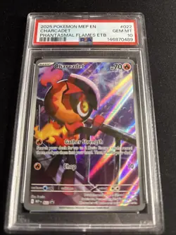 2025 Pokemon Mega Evolutions Promos #22 Charcadet Full Art PSA 10 - Image 1