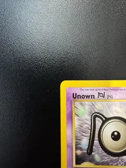 Unown N 50/75 Neo Discovery 1st Edition Uncommon Pokemon Card - Image 3