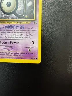 Unown N 50/75 Neo Discovery 1st Edition Uncommon Pokemon Card - Image 5