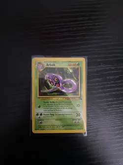 1999 Pokemon Base Set Arbok 31/62 Uncommon Non-Holo Vintage WOTC LP - Image 1