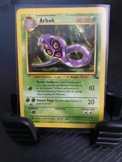 1999 Pokemon Base Set Arbok 31/62 Uncommon Non-Holo Vintage WOTC LP - Image 3