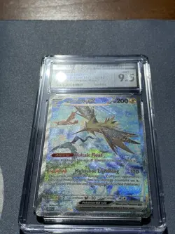 2023 Pokemon Scarlet & Violet 151 Zapdos ex Illustration Rare 202/165 CGC 9.5 - Image 2