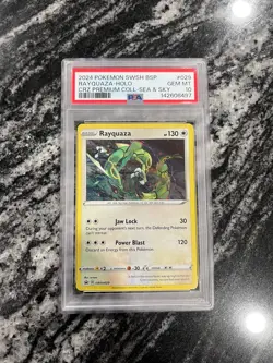 POKEMON PSA 10 Rayquaza SWSH029 Sword Shield Promo Cards Sea & Sky Crown Zenith - Image 1