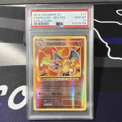 Charizard Reverse Holo Rare 11/108 Evolutions HP 150 PSA 10 Pokemon TCG - Image 1