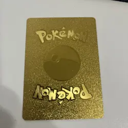 Lucario GX Rainbow Gold Foil Fan Art Vinyl Textured Collector Pokemon Card - Image 2