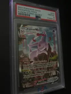 Pokemon Espeon VMAX Fusion Strike Full Alt Art #270 PSA 10 Gem Mint - Image 3