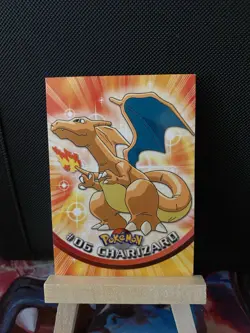 #06 Charizard - Topps Pokemon TV Animation Series 1 Non Holo - LP - Image 1