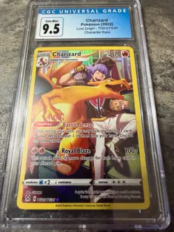 Charizard TG03/TG30 Pokemon Lost Origin Character Rare CGC 9.5 New 10 Gem Mint - Image 1