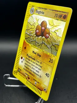 2002 Pokemon Expedition E-Reader 10/165 Dugtrio Holo Rare LP/NM - Image 4