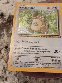 Pokemon 1999 Jungle Kangaskhan 05/64 Holo - Image 5