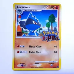 Pokemon TCG - Lucario 12/16 (2009) Rumble Stamped RARE - LP - Image 1