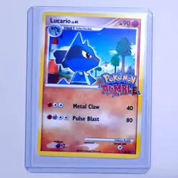 Pokemon TCG - Lucario 12/16 (2009) Rumble Stamped RARE - LP - Image 2