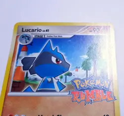 Pokemon TCG - Lucario 12/16 (2009) Rumble Stamped RARE - LP - Image 3