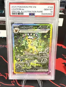 PSA 10 Pokemon Leafeon ex SIR Special Illustration Rare Prismatic Evolutions - Image 1