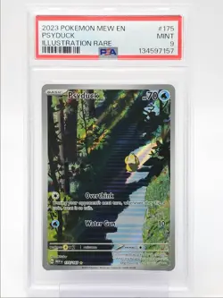 PSYDUCK 2023 POKEMON S&V 151 ILLUSTRATION RARE B 175/165 PSA 9 Q3628 - Image 1