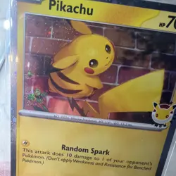 Pikachu 051/162 PLANT FART SWIRL 🌀 Cosmos holo Pokemon Day 2026 Stamped Promo - Image 3