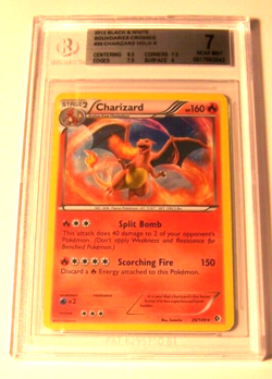 PSA 7 Charizard - 20/149 - 2012 Pokemon Boundaries Crossed Holo Rare NM - Image 1