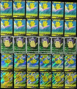 2023 Pokemon TCG S-Chinese Flying Pikachu V Surfing Pikachu V Holo Lot*30 NE40 - Image 1
