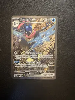 Pokemon TCG Greninja EX 132 Scarlet & Violet Promo Card NM Condition - Image 1