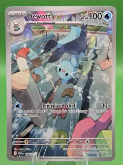Pokemon TCG Dewott Card Sv: White Flare (WHT) 106/086 Illustration Rare NM/ MINT - Image 1