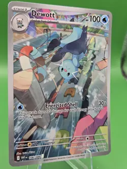 Pokemon TCG Dewott Card Sv: White Flare (WHT) 106/086 Illustration Rare NM/ MINT - Image 2