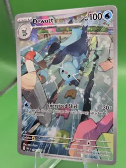 Pokemon TCG Dewott Card Sv: White Flare (WHT) 106/086 Illustration Rare NM/ MINT - Image 3