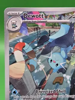 Pokemon TCG Dewott Card Sv: White Flare (WHT) 106/086 Illustration Rare NM/ MINT - Image 4