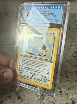 CGC 9 Snorlax 1999 Jungle 1st Edition 11/64 Holo Pokemon Card Ebay Authenticated - Image 2
