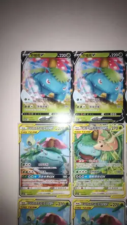 Pokemon TCG Chinese Venusaur & Blastoise Cards Lot x16 - V, GX, ex, & More! LN05 - Image 2