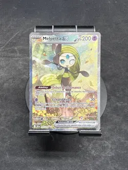 Meloetta ex - 167/086 - Special Illustration Rare - Black Bolt - Pokemon Card - Image 1