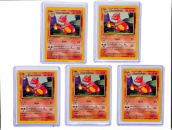 (5) Lot 1999 Pokemon Game Base Set Charmeleon #24/102 - Image 1