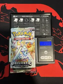 21.90g Light - Pokemon TCG S&V - Prismatic Evolution Booster Pack! Semi GOD U - Image 1