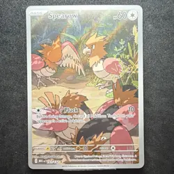 Pokemon Spearow 151/132 Illustration Rare Full Art Holo Me01 Mega Evolution 2025 - Image 1