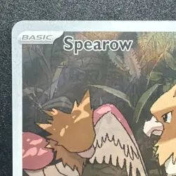 Pokemon Spearow 151/132 Illustration Rare Full Art Holo Me01 Mega Evolution 2025 - Image 4