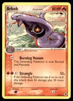 2006 EX - Dragon Frontiers Arbok Stage 1/Rare #13 - Image 1
