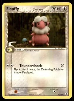 2006 EX - Dragon Frontiers Flaaffy Stage 1/Uncommon #30 - Image 1