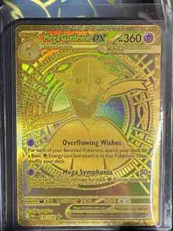 Mega Gardevoir EX #187 Gold Hyper Rare Mega Evolution Pokemon PSA 10 Candidate - Image 1