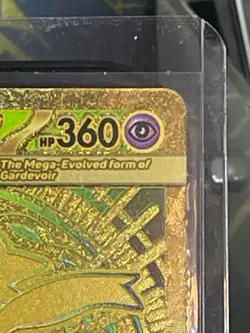 Mega Gardevoir EX #187 Gold Hyper Rare Mega Evolution Pokemon PSA 10 Candidate - Image 2