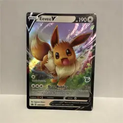 Eevee V 190 HP SWSH065 SWSH: Sword & Shield Promo Holo Pokemon TCG Card - Image 1