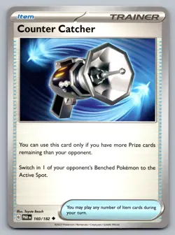 Pokemon TCG SV04: Paradox Rift Counter Catcher 160/182 - Image 1