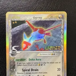 Pokemon TCG EX Delta Species Stamped Reverse Holo 8/113 Rare HP - Image 2