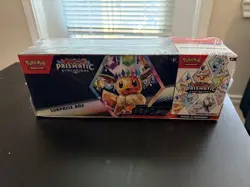 Pokemon Prismatic Evolutions Surprise Box And Booster Bundle (SEALED) - Image 1