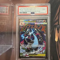 2025 POKEMON MEP PROMO ULTRA-PREMIUM COLLECTION #023 MEGA CHARIZARD X EX PSA 9 - Image 1