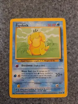 Psyduck 65/82 Team Rocket Unlimited Common Pokemon TCG - HP - Image 1