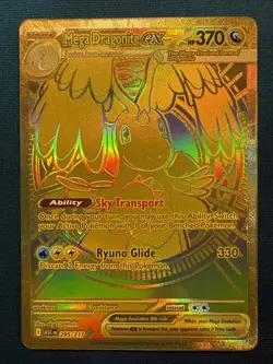 Mega Dragonite EX 295/217 Gold Holo Hyper Rare Ascended Heroes Pokemon TCG Card - Image 1