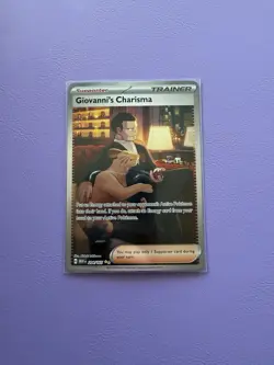 Pokemon TCG Giovanni's Charisma Scarlet & Violet Card 151#204/165 - Image 1